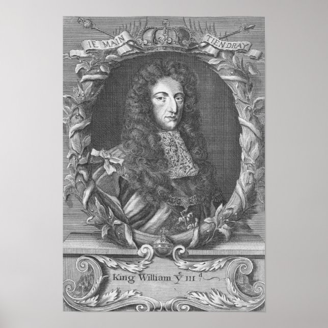 William III Stadholder och Kung i England Poster (Framsidan)