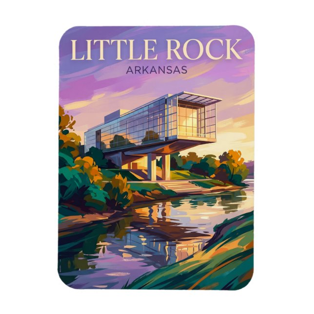 William J. Clinton Presidential Library USA Magnet (Vertikal)