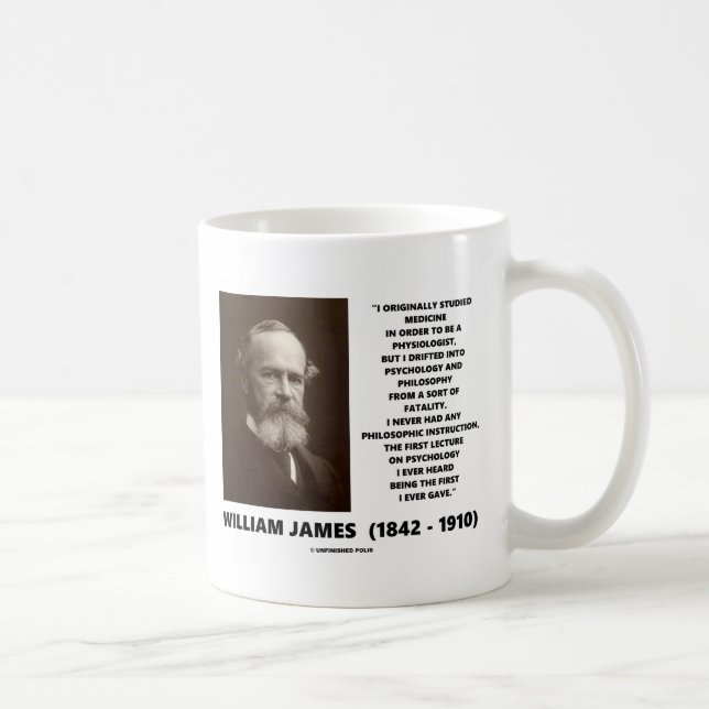 William James för medicinpsykologifilosofi Kaffemugg (Höger)