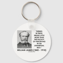 William James Genius uppfattar ett sätt som inte ä Nyckelring