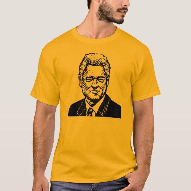 William Jefferson Clinton "42" utslagsplats Tee Shirt (Framsida)