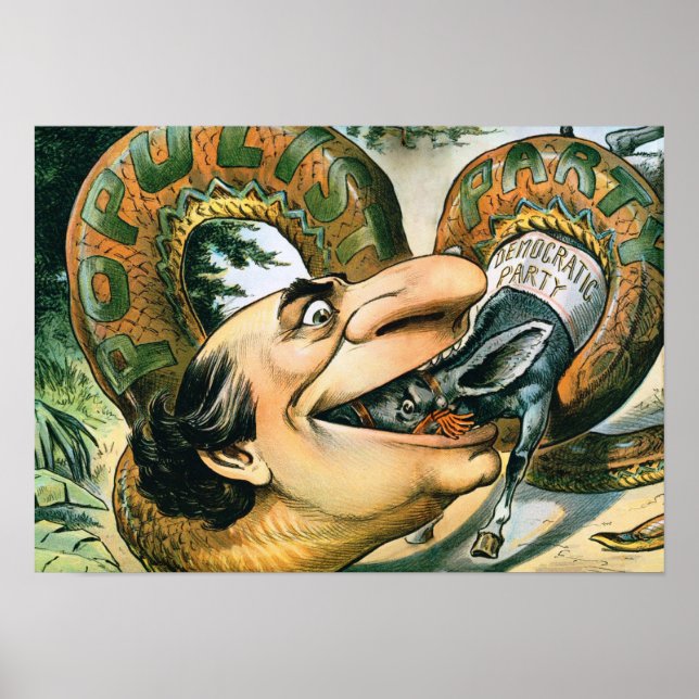 William Jennings Bryan the Snake Poster (Framsidan)