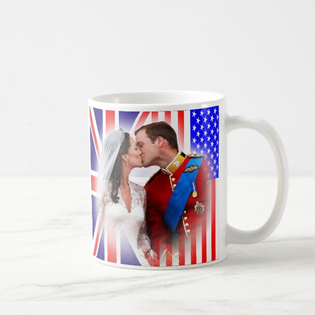 William & Kate Britannien-Amerika mugg (Höger)
