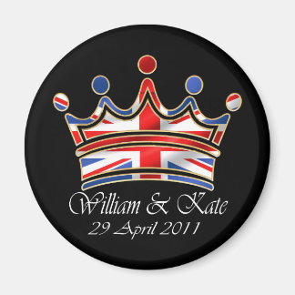 William & Kate Bröllop Magnet