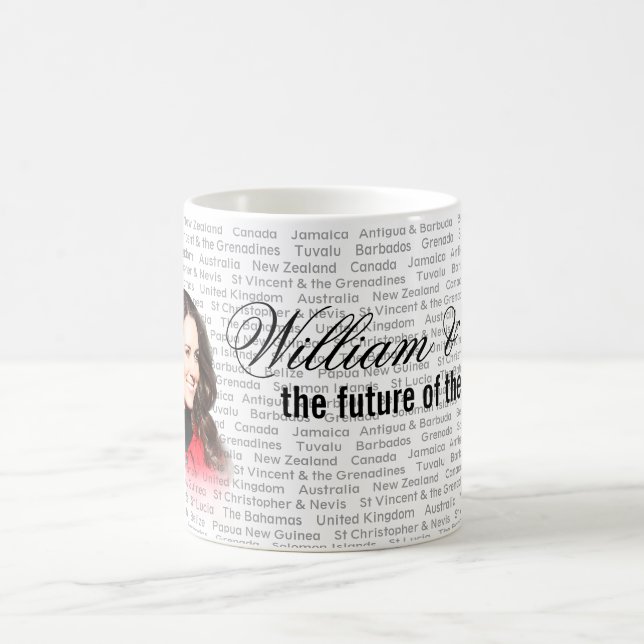 William, Kate & Commonwealthmuggen Kaffemugg (Center)