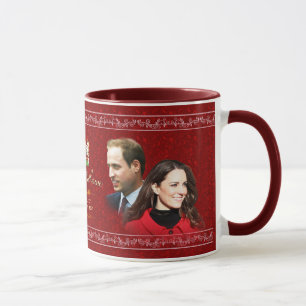 William & Kate kunglig bröllopmugg Mugg