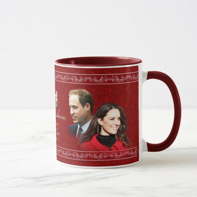 William & Kate kunglig bröllopmugg Mugg (Höger)