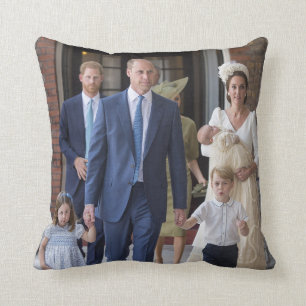 William, Kate och Children Kudde