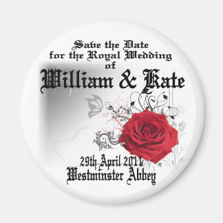 William & Kate Royal Bröllop Collectibles Souvenir Magnet
