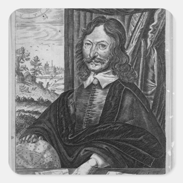 William Lilly Fyrkantigt Klistermärke (Framsida)