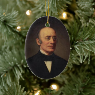 William Lloyd Garrison Julgransprydnad Keramik