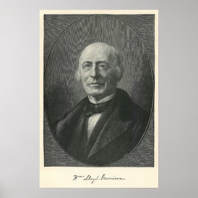 William Lloyd Garrison Poster (Framsidan)