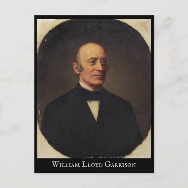 William Lloyd Garrison Vykort (Framsida)