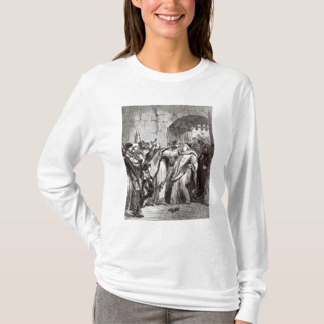 William Longchamp och Hugh de Pudsey Tee Shirt (Framsida)