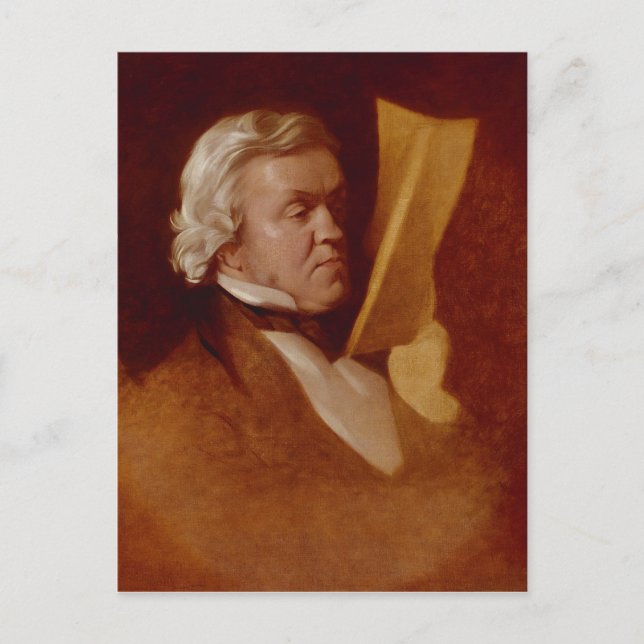 William Makepeace Thackeray, c.1864 Vykort (Framsida)