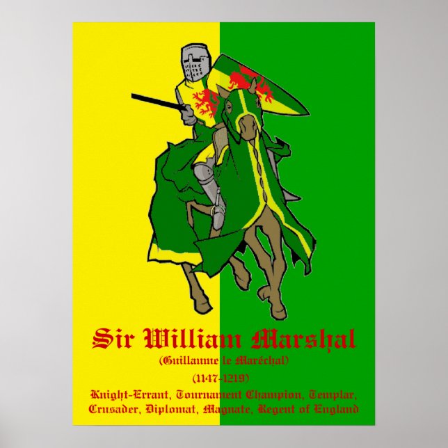 William Marshal Tournament Champion Poster (Framsidan)