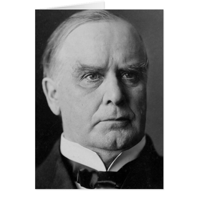 William Mckinley Hälsningskort (Framsidan)