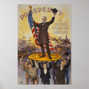 William McKinley Kampanj Poster