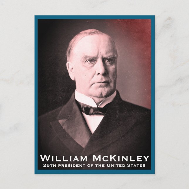 William McKinley, Politikar, amerikansk president Helg Vykort (Framsida)