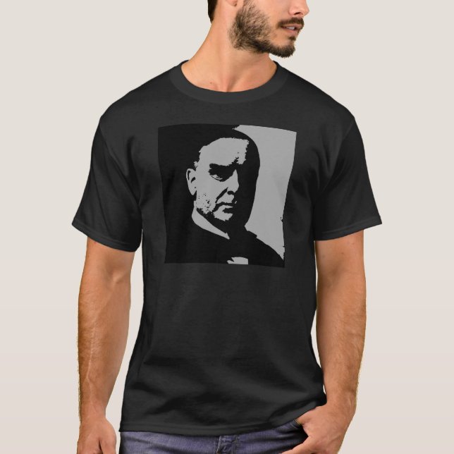 William McKinley silhouette T Shirt (Framsida)