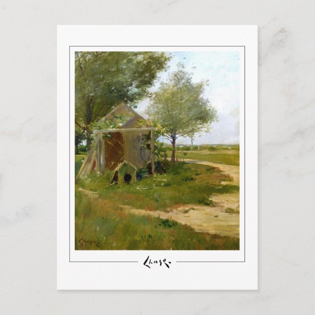 William Merritt Chase #132 - Fine Art Postcard Vykort (Framsida)