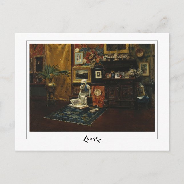 William Merritt Chase #15 - Fine Art Postcard Vykort (Framsida)