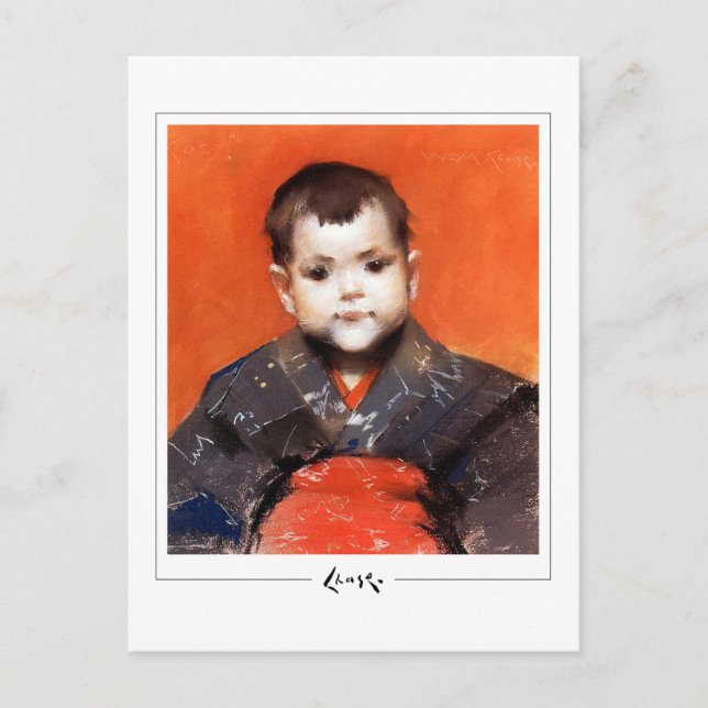 William Merritt Chase #219 - Finkonstkort Vykort (Framsida)