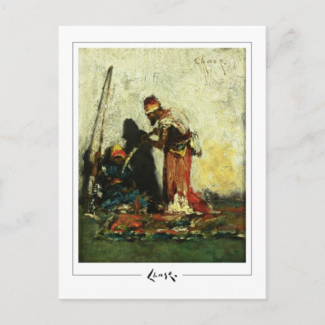 William Merritt Chase #313 - Fine Art Postcard Vykort (Framsida)