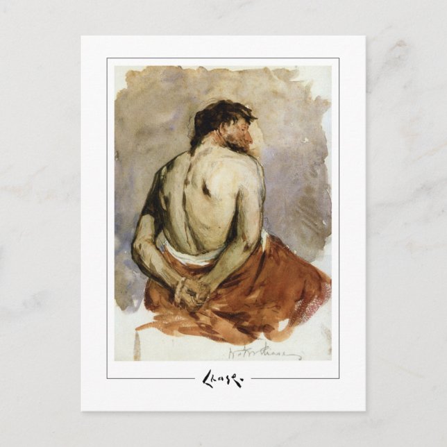 William Merritt Chase #68 - Fine Art Postcard Vykort (Framsida)