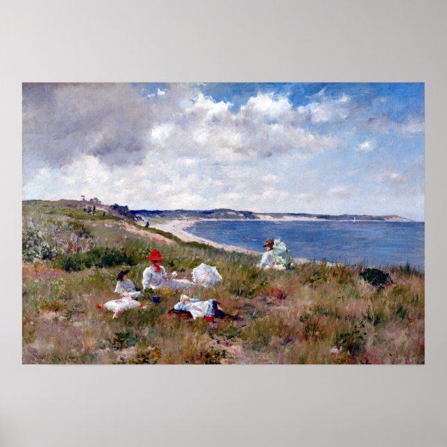 William Merritt Chase Idle Hours Poster (Framsidan)