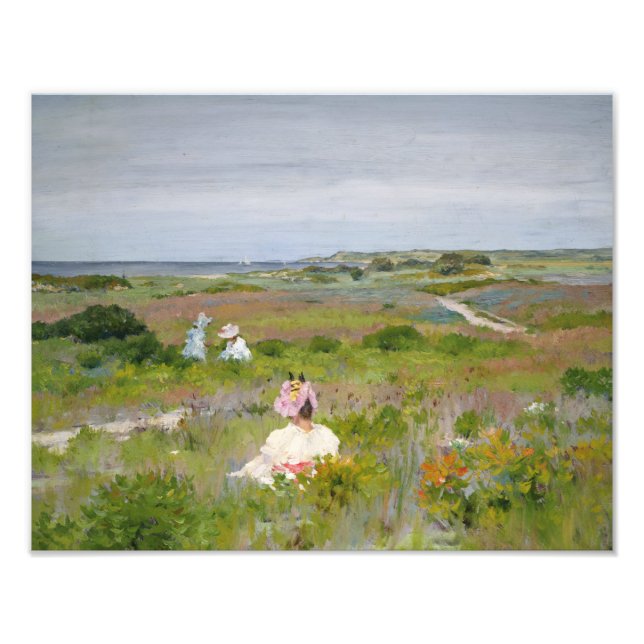 William Merritt Chase - Ligcape - Shinnecock Fototryck (Framsidan)