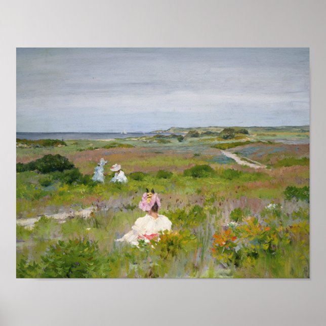 William Merritt Chase - Ligcape - Shinnecock Poster (Framsidan)