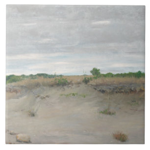 William Merritt Chase - Vind-Swept Sands Kakelplatta