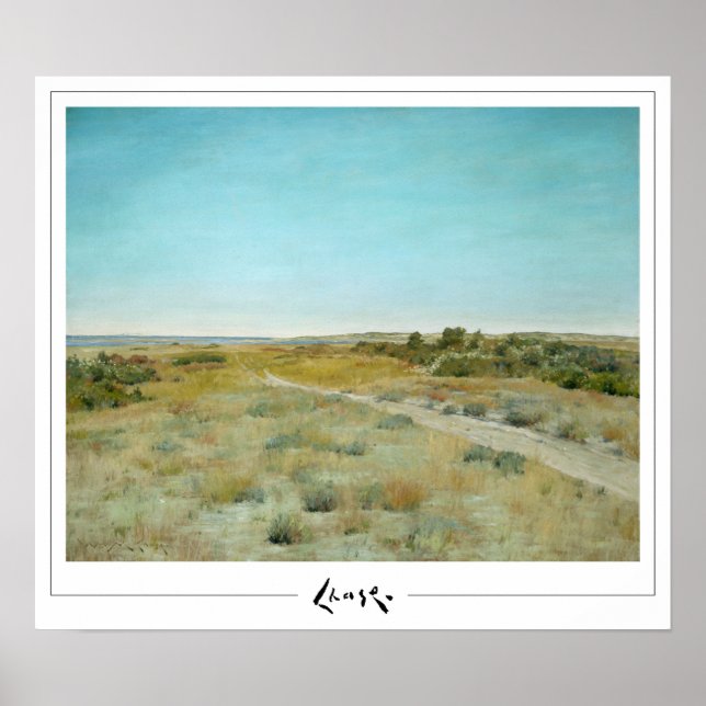 William Merritt Chase Zedign Art Poster #1 (Framsidan)