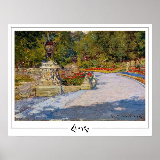 William Merritt Chase Zedign Art Poster #177 (Framsidan)