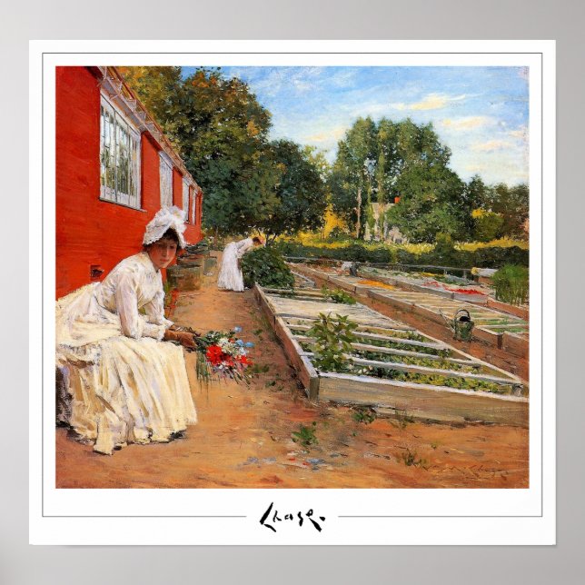 William Merritt Chase Zedign Art Poster #201 (Framsidan)