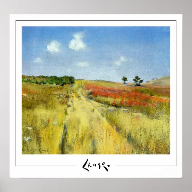 William Merritt Chase Zedign Art Poster #222 (Framsidan)