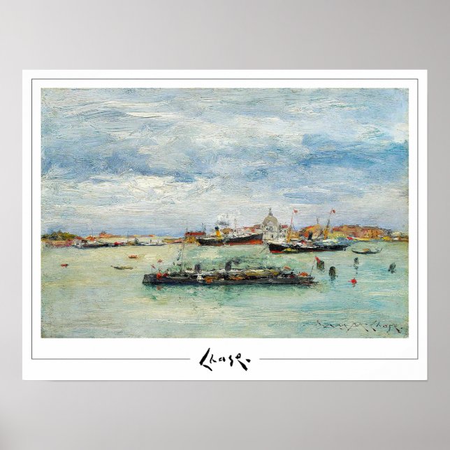 William Merritt Chase Zedign Art Poster #227 (Framsidan)