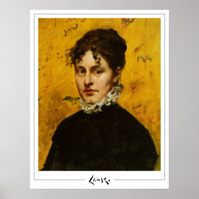 William Merritt Chase Zedign Art Poster #240 (Framsidan)