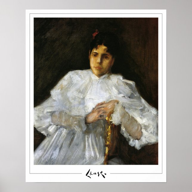 William Merritt Chase Zedign Art Poster #295 (Framsidan)