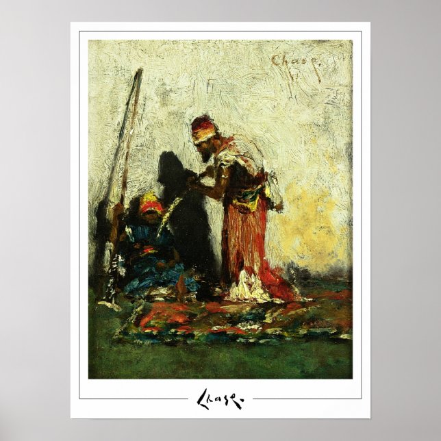 William Merritt Chase Zedign Art Poster #313 (Framsidan)