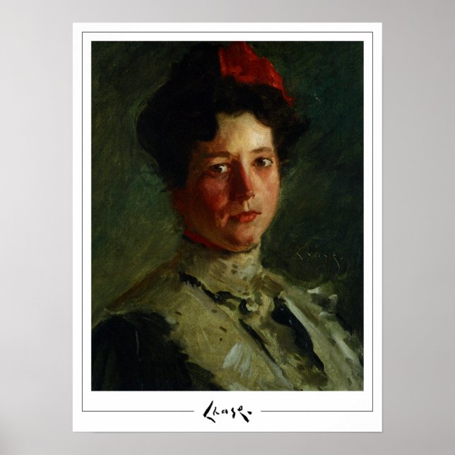 William Merritt Chase Zedign Art Poster #323 (Framsidan)