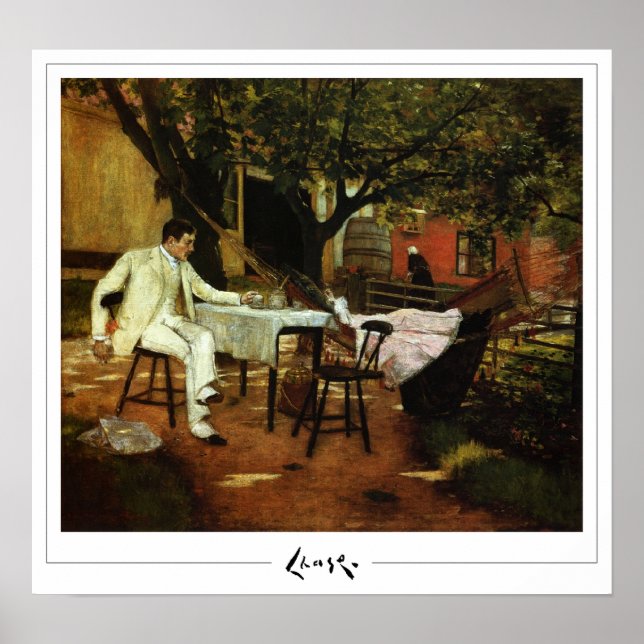William Merritt Chase Zedign Art Poster #330 (Framsidan)