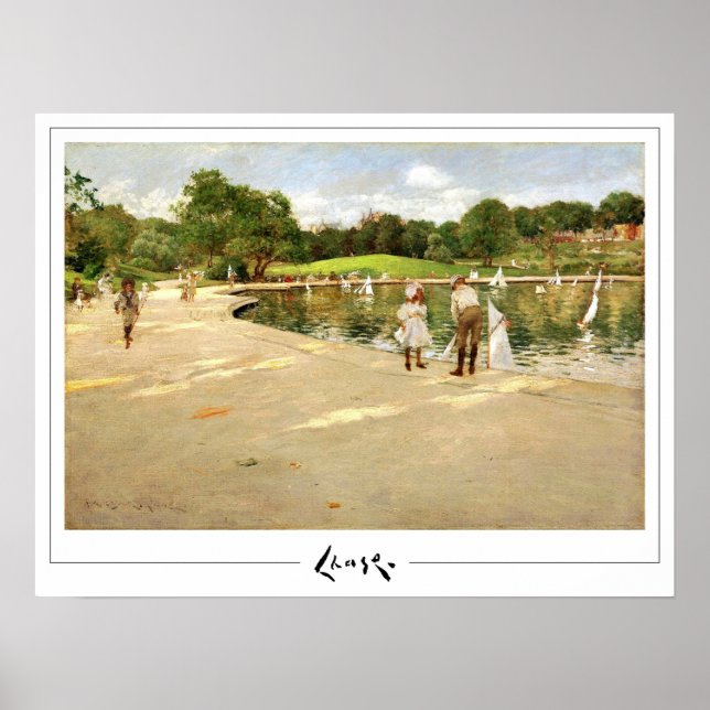 William Merritt Chase Zedign Art Poster #346 (Framsidan)