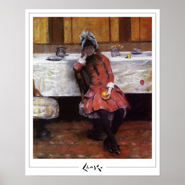 William Merritt Chase Zedign Art Poster #38 (Framsidan)