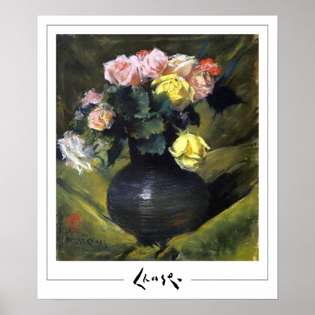 William Merritt Chase Zedign Art Poster #47 (Framsidan)