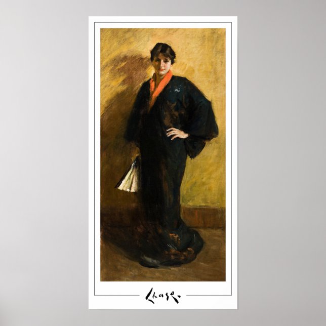 William Merritt Chase Zedign Art Poster #6 (Framsidan)