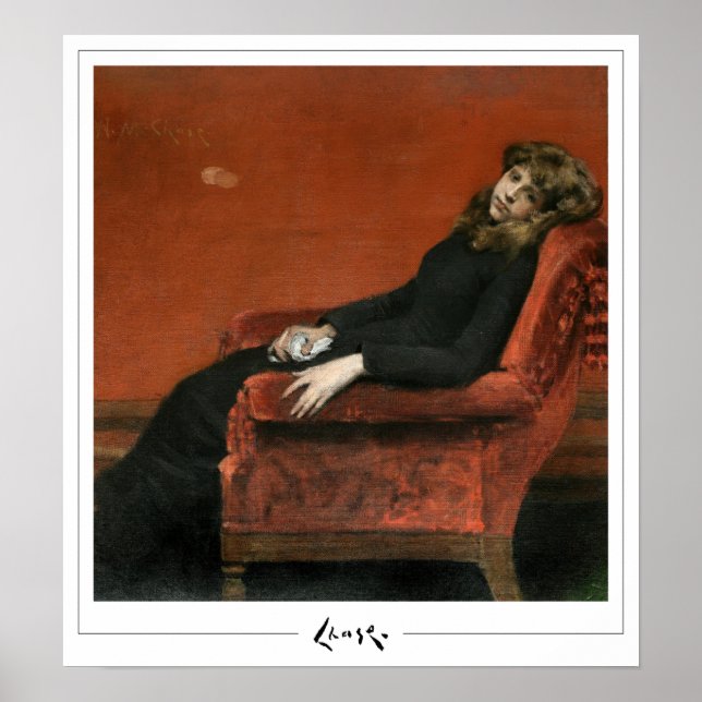 William Merritt Chase Zedign Art Poster #71 (Framsidan)