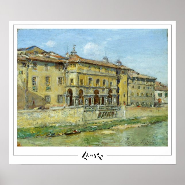 William Merritt Chase Zedign Art Poster nr 19 (Framsidan)