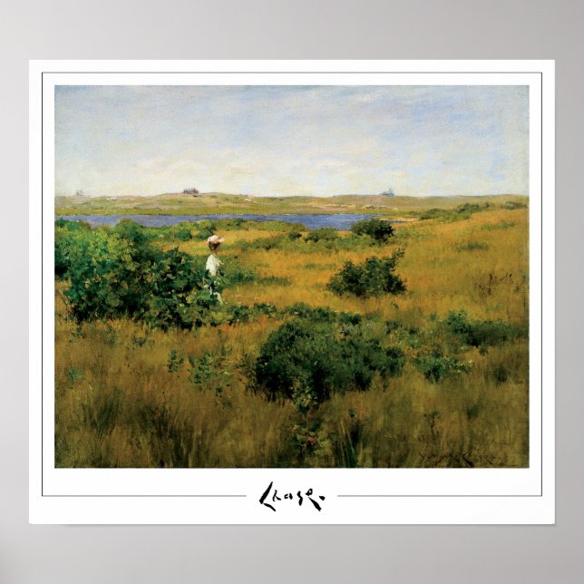 William Merritt Chase Zedign konstaffisch #7 Poster (Framsidan)
